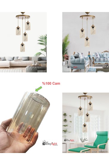 Etsylight Yedek Parça Avize Camı 